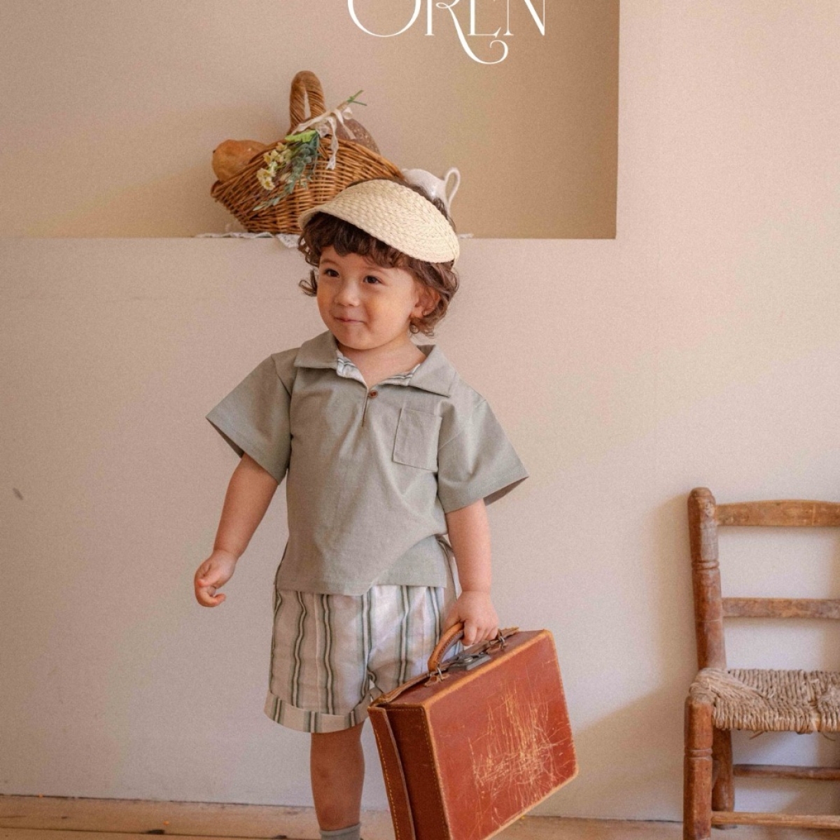 Oren 套裝（上衣+褲子）