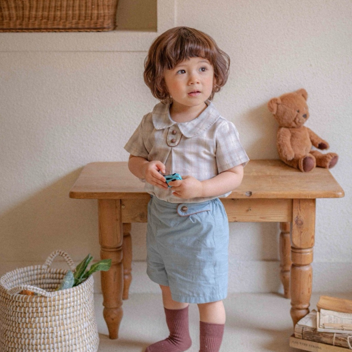 Oren 套裝（上衣+褲子）